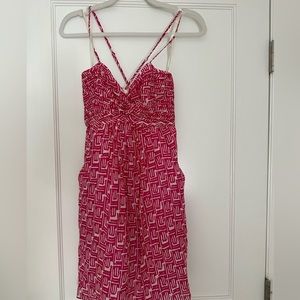 Pink & White Shoshanna mini dress